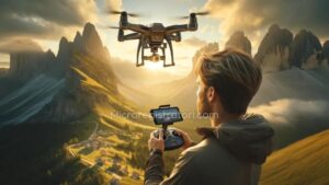 drone con telecamera