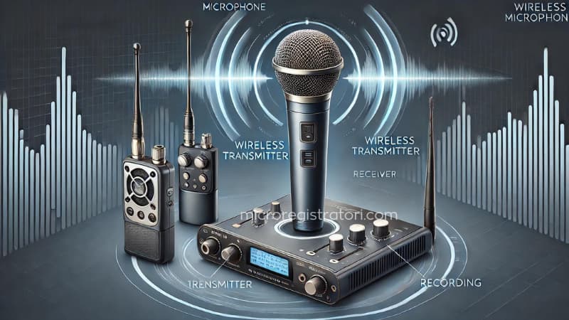 come funziona un microfono senza fili